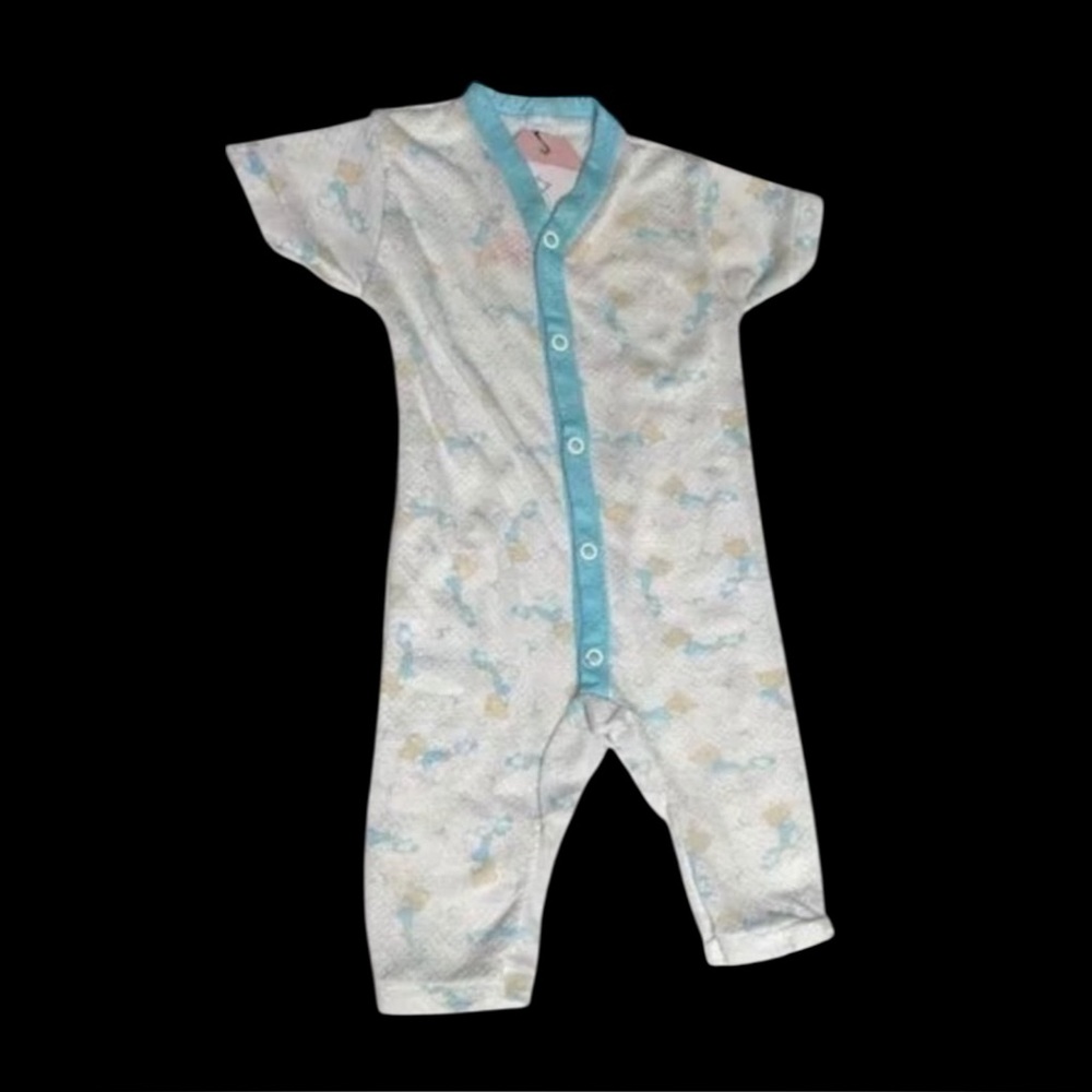 Curity 60s Baby Bear Vintage One Piece Sz 6-12 M